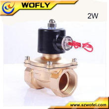 2W china empresa 2w-250-25 1inch baja presión dc24v válvula de solenoide de gas